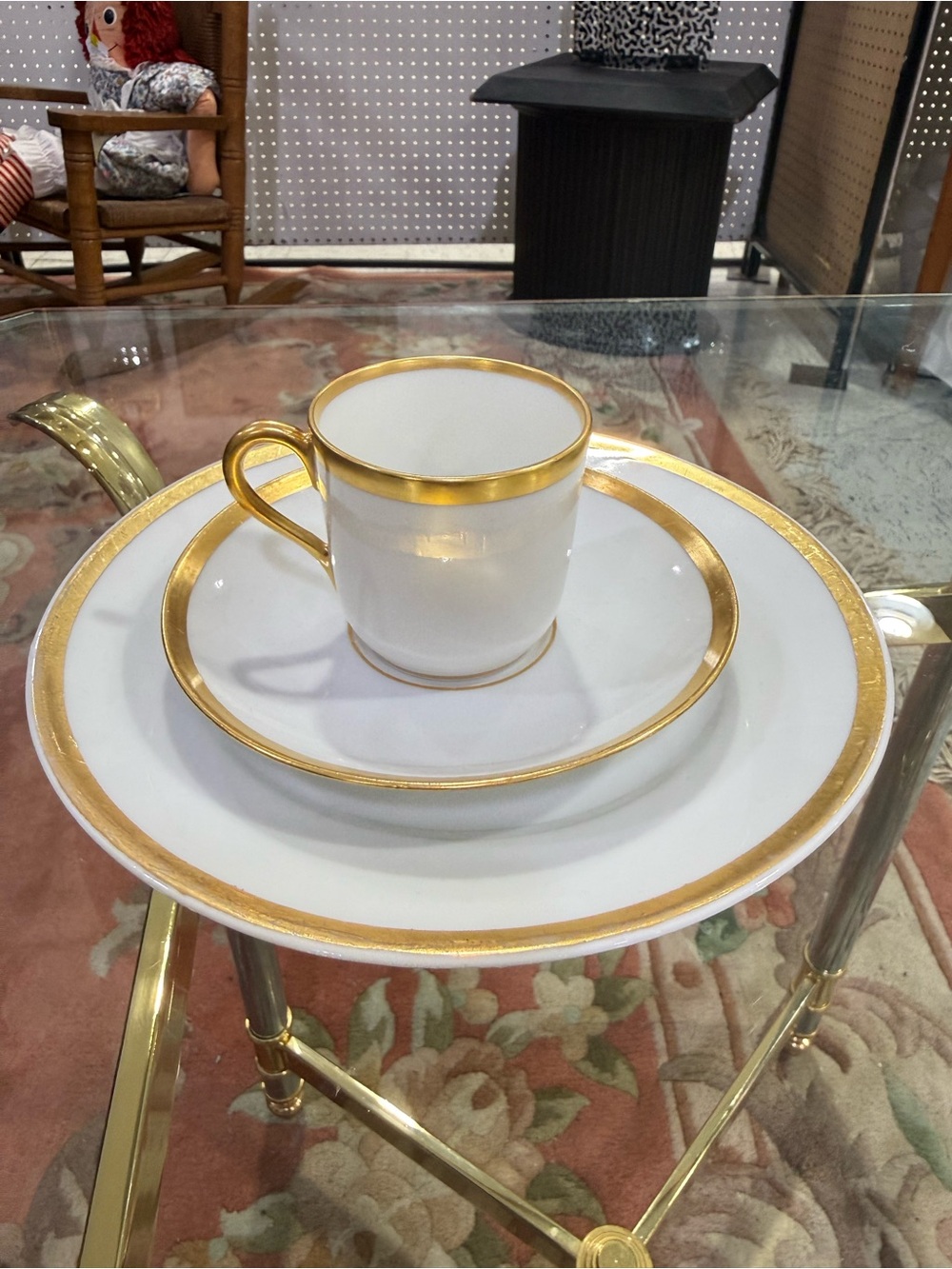 Antique Limoges T&V Déposé Set Of 3
